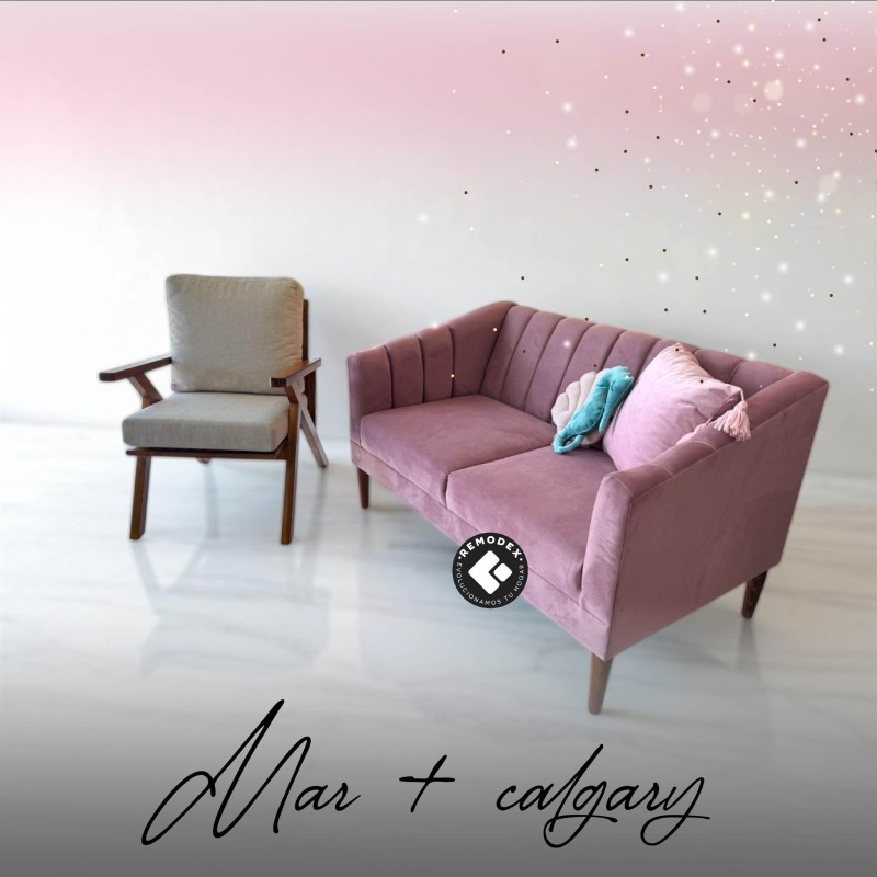 PAQUETE LOVE SEAT MAR + SILLETA CALGARY