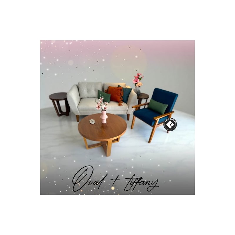PAQUETE LOVE SEAT OVAL + SILLETA TIFFANY