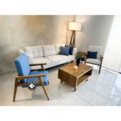 PAQUETE 2 SILLETAS NATURA + SOFÁ OVAL