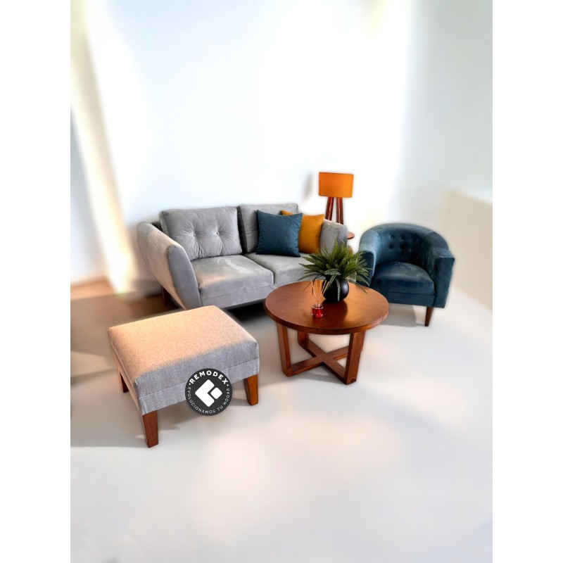 PAQUETE LOVE SEAT OVAL/CH/TABURETE