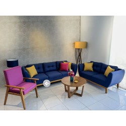 PAQUETE 3,2 SOFÁ OVAL + LOVE SEAT OVAL /TIFFANY