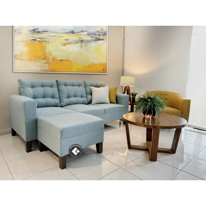 PAQUETE SILLETA CH/SOFÁ SEPTIEMBRE/TABURETE