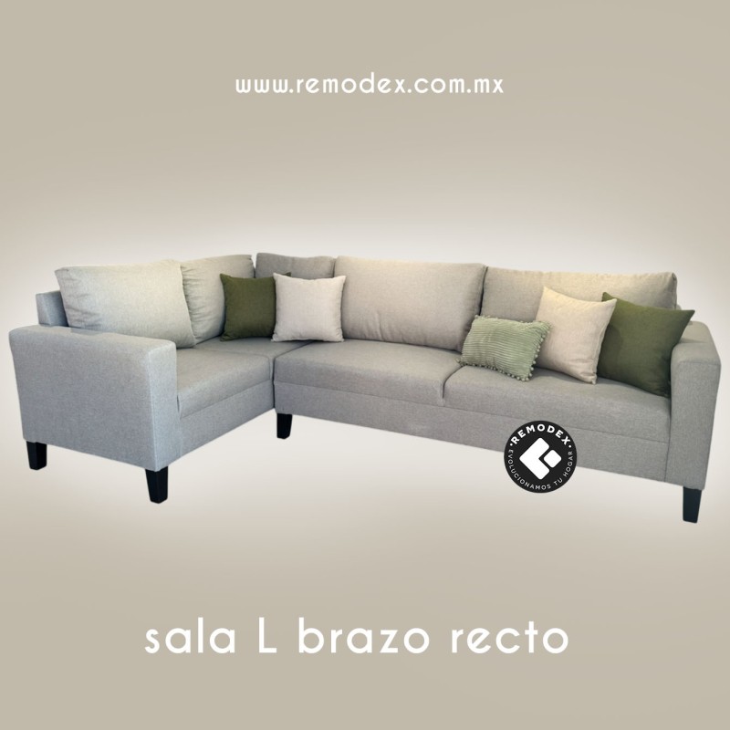 SALA L BRAZO RECTO 2.80m x 1.60m