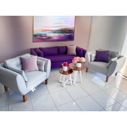 PAQUETE 2 INDIVIDUAL OVAL P70 + SOFÁ ARIZONA