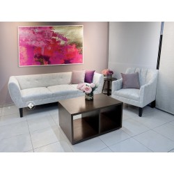 PAQUETE SOFÁ OVAL INTEGRADO + SILLETA MAR