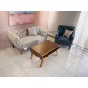 PAQUETE LOVE SEAT OVAL CAPITONADO / MAR