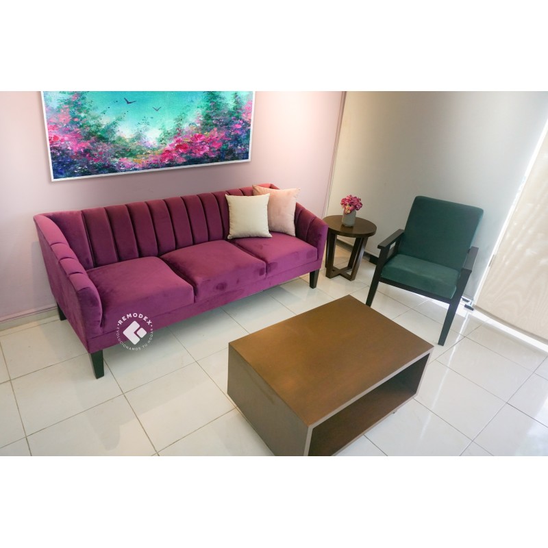 PAQUETE SOFÁ MAR + SILLETA NATURA