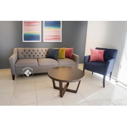 PAQUETE SOFÁ BRAZO CURVO CAPITON / SILLETA F1