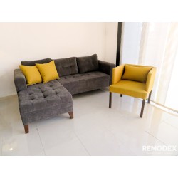 PAQUETE SOFÁ L SEPTIEMBRE + INIDIVIDUAL CUBO