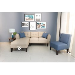 PAQUETE SOFÁ L OVAL + SILLETA ANTARA