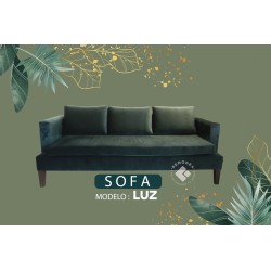 SOFÁ LUZ TERCIOPELO