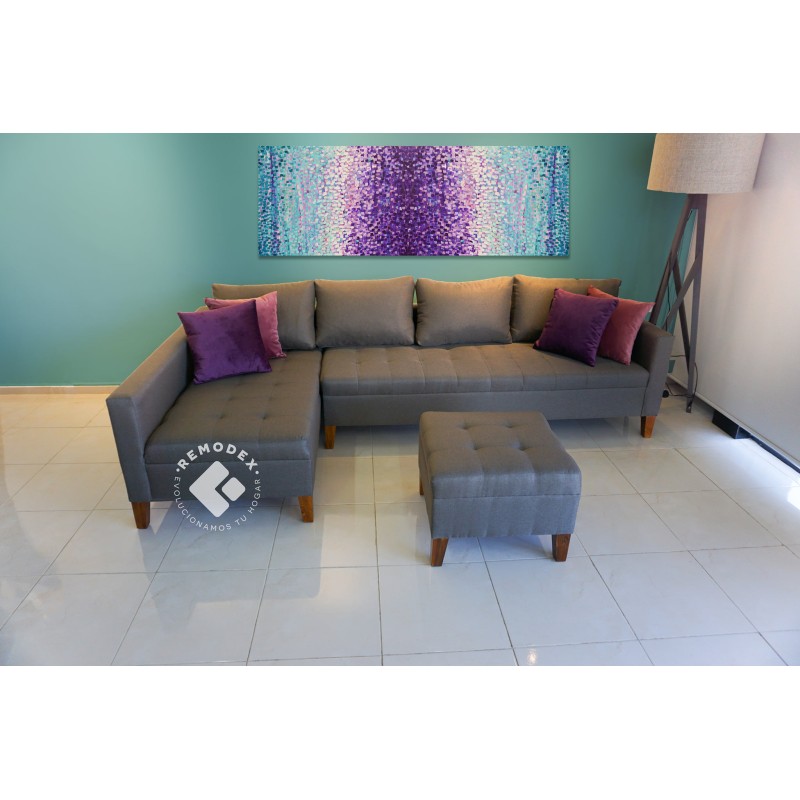 SOFÁ L ATENAS GRANDE / TABURETE
