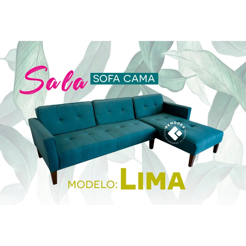SOFÁ CAMA L MOD. LIMA