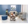 PAQUETE LOVE SEAT NIZA/ SILLETA CIRCULAR / TABURETE CIRCULAR