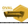 SOFA OVAL CAPITONADO