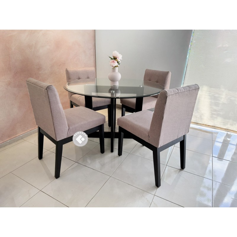 COMEDOR 4P SILLAS TOKIO/ MESA VALERIA