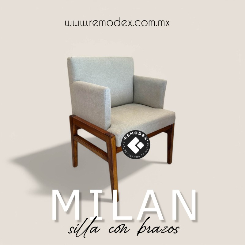 SILLA MILAN CON BRAZOS