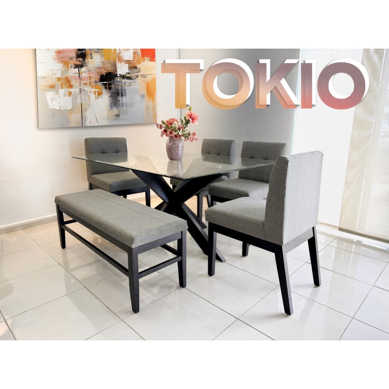 COMEDOR 6P TOKIO/BANCA/EMILY