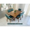 COMEDOR 6P SILLAS ALEJANDRA/MESA CRUZ