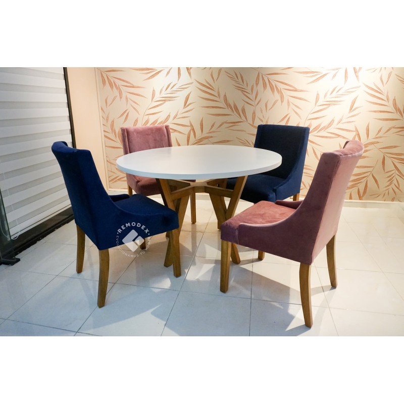 COMEDOR 4P CATALINA/FLOR