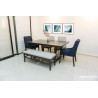 COMEDOR 6P FLOR/VINTAGE/BANCA/MESA A