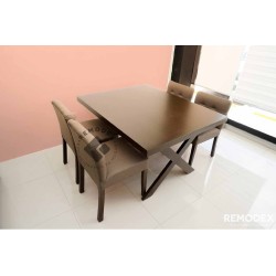 COMEDOR 4P MOD.1/MESA CRUZ RECTANGULAR