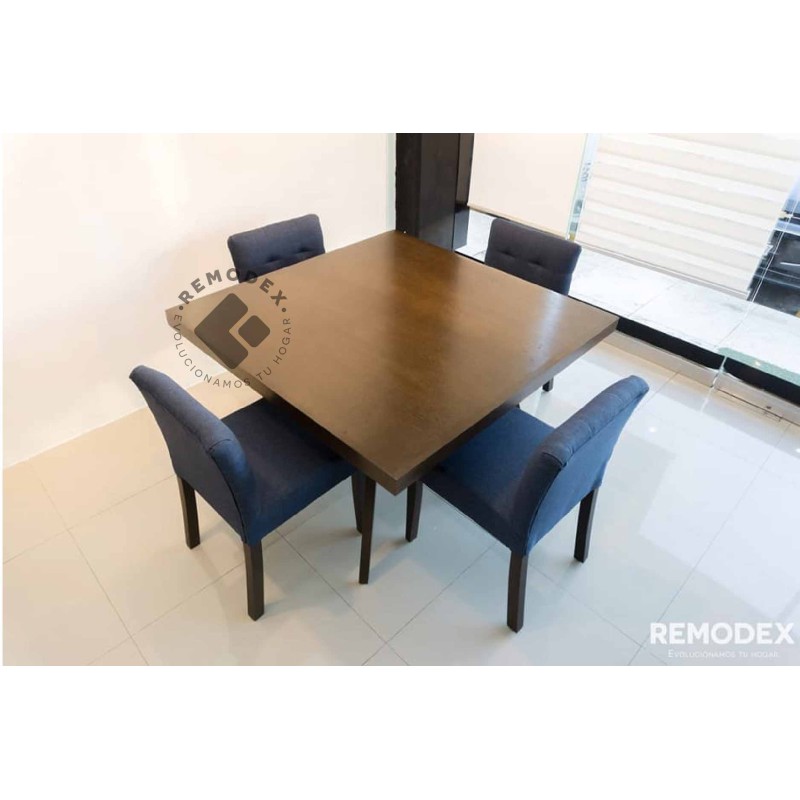 COMEDOR 4P MOD.1/MESA FANNY CUADRADA