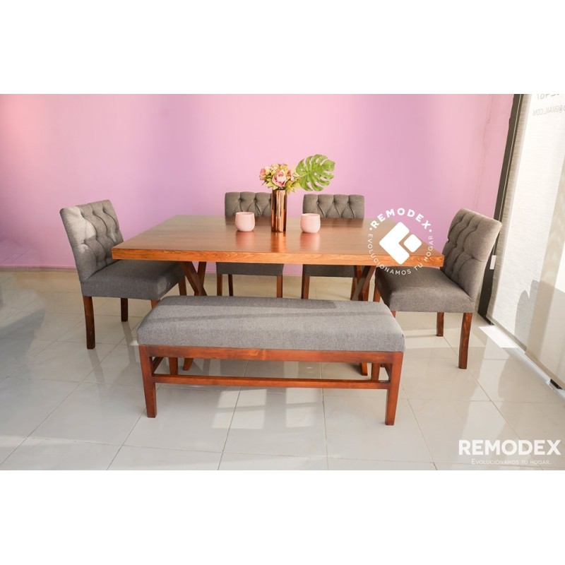 COMEDOR 6P CRUZ/ASIA/BANCA